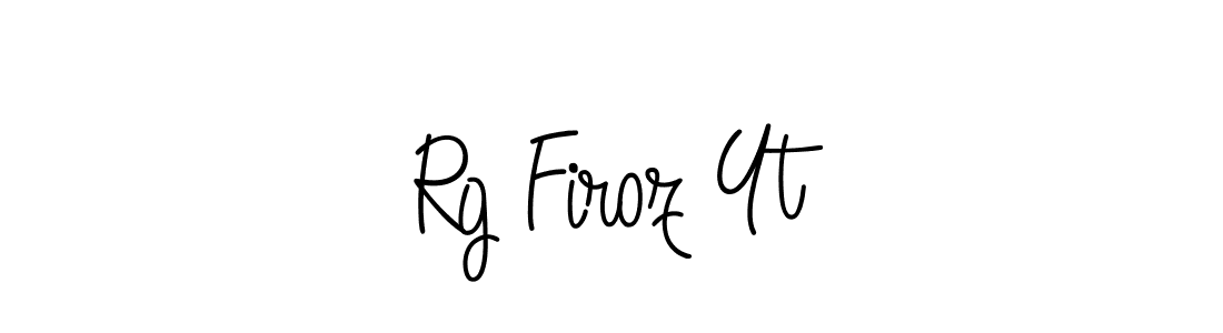 See photos of Rg Firoz Yt official signature by Spectra . Check more albums & portfolios. Read reviews & check more about Angelique-Rose-font-FFP font. Rg Firoz Yt signature style 5 images and pictures png