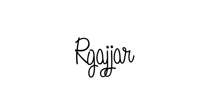 How to Draw Rgajjar signature style? Angelique-Rose-font-FFP is a latest design signature styles for name Rgajjar. Rgajjar signature style 5 images and pictures png