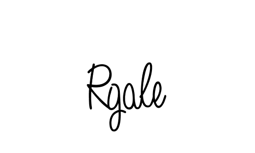 How to make Rgale name signature. Use Angelique-Rose-font-FFP style for creating short signs online. This is the latest handwritten sign. Rgale signature style 5 images and pictures png