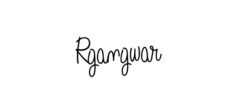 Design your own signature with our free online signature maker. With this signature software, you can create a handwritten (Angelique-Rose-font-FFP) signature for name Rgangwar. Rgangwar signature style 5 images and pictures png