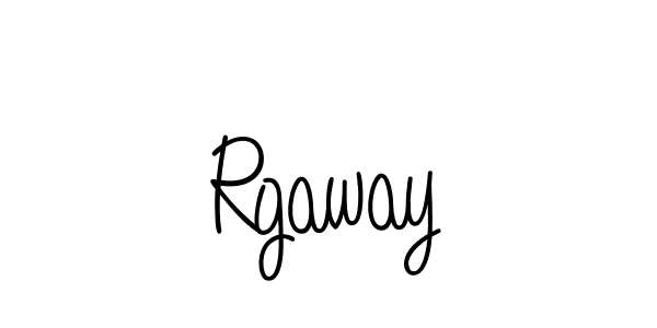 Make a beautiful signature design for name Rgaway. Use this online signature maker to create a handwritten signature for free. Rgaway signature style 5 images and pictures png