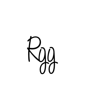 Make a beautiful signature design for name Rgg. With this signature (Angelique-Rose-font-FFP) style, you can create a handwritten signature for free. Rgg signature style 5 images and pictures png