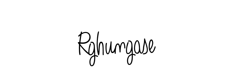 Create a beautiful signature design for name Rghungase. With this signature (Angelique-Rose-font-FFP) fonts, you can make a handwritten signature for free. Rghungase signature style 5 images and pictures png