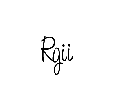 Create a beautiful signature design for name Rgii. With this signature (Angelique-Rose-font-FFP) fonts, you can make a handwritten signature for free. Rgii signature style 5 images and pictures png
