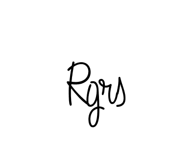 Make a beautiful signature design for name Rgrs. Use this online signature maker to create a handwritten signature for free. Rgrs signature style 5 images and pictures png