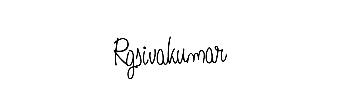 How to make Rgsivakumar signature? Angelique-Rose-font-FFP is a professional autograph style. Create handwritten signature for Rgsivakumar name. Rgsivakumar signature style 5 images and pictures png