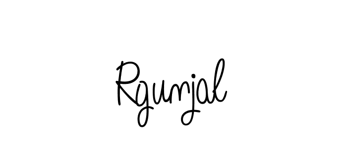 Once you've used our free online signature maker to create your best signature Angelique-Rose-font-FFP style, it's time to enjoy all of the benefits that Rgunjal name signing documents. Rgunjal signature style 5 images and pictures png