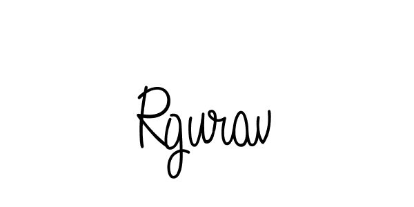 How to Draw Rgurav signature style? Angelique-Rose-font-FFP is a latest design signature styles for name Rgurav. Rgurav signature style 5 images and pictures png