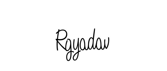 Best and Professional Signature Style for Rgyadav. Angelique-Rose-font-FFP Best Signature Style Collection. Rgyadav signature style 5 images and pictures png