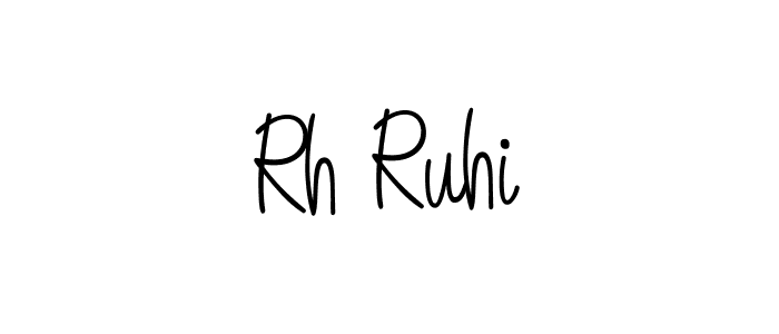 Once you've used our free online signature maker to create your best signature Angelique-Rose-font-FFP style, it's time to enjoy all of the benefits that Rh Ruhi name signing documents. Rh Ruhi signature style 5 images and pictures png