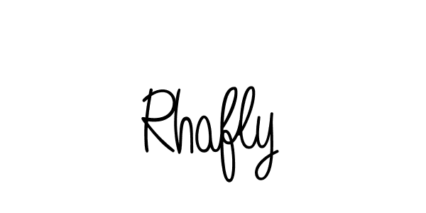 Use a signature maker to create a handwritten signature online. With this signature software, you can design (Angelique-Rose-font-FFP) your own signature for name Rhafly. Rhafly signature style 5 images and pictures png