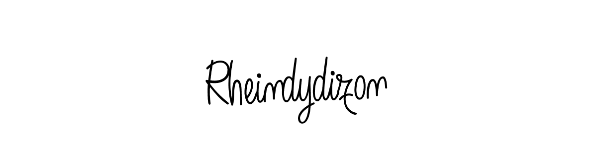 Design your own signature with our free online signature maker. With this signature software, you can create a handwritten (Angelique-Rose-font-FFP) signature for name Rheindydizon. Rheindydizon signature style 5 images and pictures png