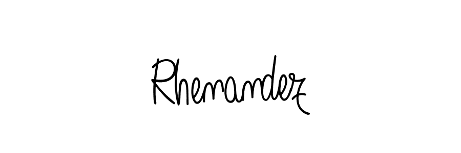 Rhenandez stylish signature style. Best Handwritten Sign (Angelique-Rose-font-FFP) for my name. Handwritten Signature Collection Ideas for my name Rhenandez. Rhenandez signature style 5 images and pictures png
