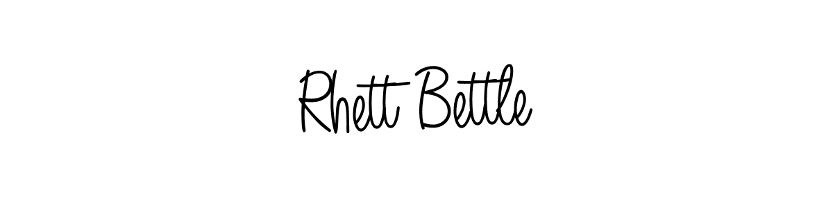 Check out images of Autograph of Rhett Bettle name. Actor Rhett Bettle Signature Style. Angelique-Rose-font-FFP is a professional sign style online. Rhett Bettle signature style 5 images and pictures png