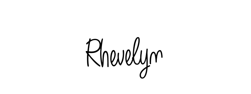 if you are searching for the best signature style for your name Rhevelyn. so please give up your signature search. here we have designed multiple signature styles  using Angelique-Rose-font-FFP. Rhevelyn signature style 5 images and pictures png