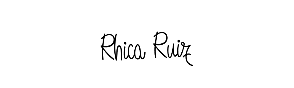 Similarly Angelique-Rose-font-FFP is the best handwritten signature design. Signature creator online .You can use it as an online autograph creator for name Rhica Ruiz. Rhica Ruiz signature style 5 images and pictures png
