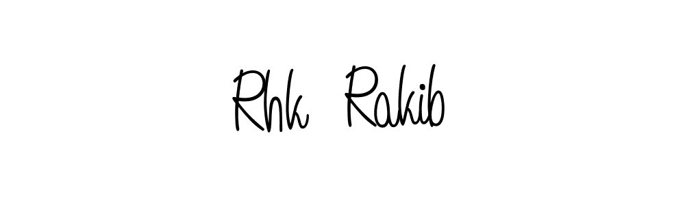 Here are the top 10 professional signature styles for the name Rhk  Rakib. These are the best autograph styles you can use for your name. Rhk  Rakib signature style 5 images and pictures png