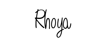 Style your name Rhoya with confidence using Angelique-Rose-font-FFP signature design. Simple, elegant, and ready for immediate document use. Rhoya signature style 5 images and pictures png