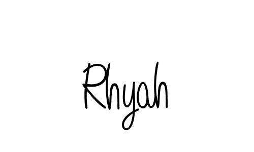 It looks lik you need a new signature style for name Rhyah. Design unique handwritten (Angelique-Rose-font-FFP) signature with our free signature maker in just a few clicks. Rhyah signature style 5 images and pictures png