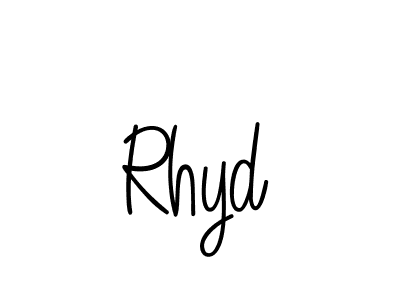 Create a beautiful signature design for name Rhyd. With this signature (Angelique-Rose-font-FFP) fonts, you can make a handwritten signature for free. Rhyd signature style 5 images and pictures png