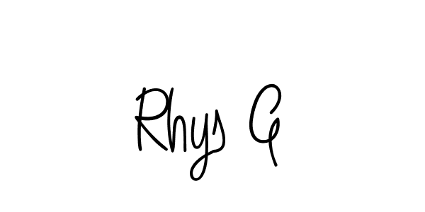 Angelique-Rose-font-FFP is a professional signature style that is perfect for those who want to add a touch of class to their signature. It is also a great choice for those who want to make their signature more unique. Get Rhys G name to fancy signature for free. Rhys G signature style 5 images and pictures png