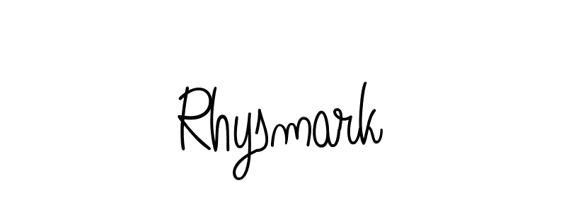 Design your own signature with our free online signature maker. With this signature software, you can create a handwritten (Angelique-Rose-font-FFP) signature for name Rhysmark. Rhysmark signature style 5 images and pictures png