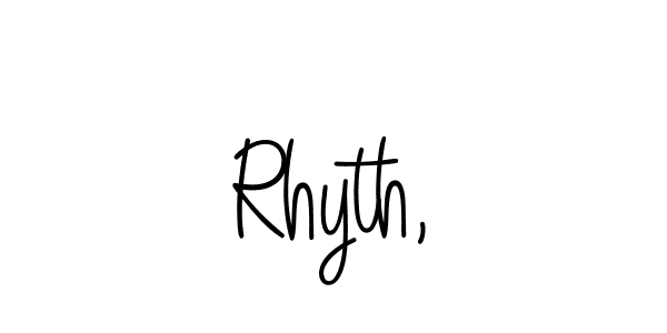 Once you've used our free online signature maker to create your best signature Angelique-Rose-font-FFP style, it's time to enjoy all of the benefits that Rhyth, name signing documents. Rhyth, signature style 5 images and pictures png