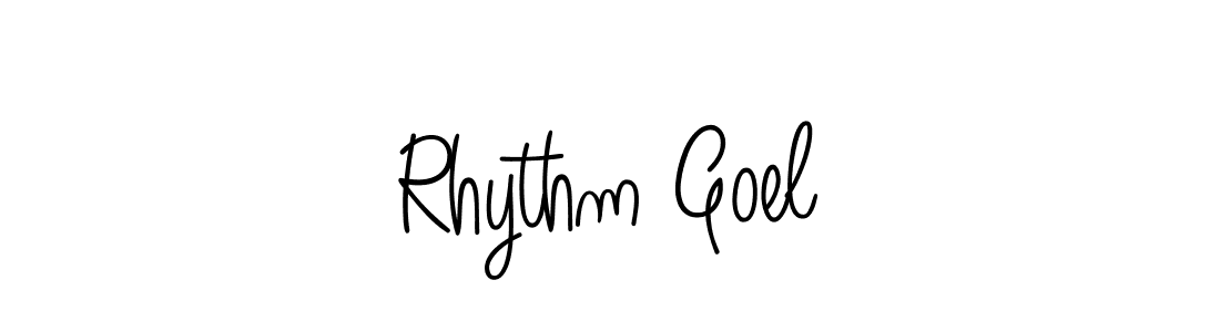 if you are searching for the best signature style for your name Rhythm Goel. so please give up your signature search. here we have designed multiple signature styles  using Angelique-Rose-font-FFP. Rhythm Goel signature style 5 images and pictures png