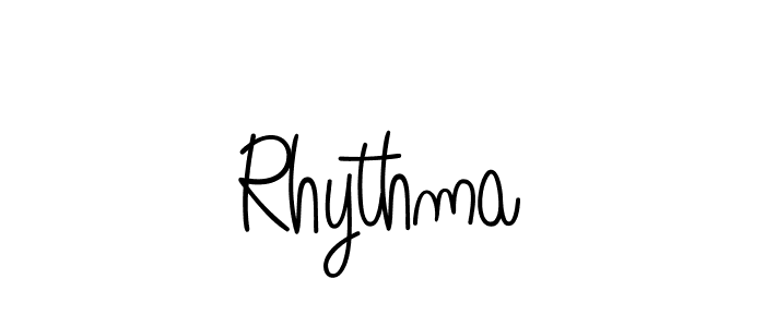 Best and Professional Signature Style for Rhythma. Angelique-Rose-font-FFP Best Signature Style Collection. Rhythma signature style 5 images and pictures png