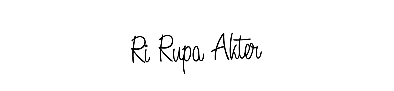 You can use this online signature creator to create a handwritten signature for the name Ri Rupa Akter. This is the best online autograph maker. Ri Rupa Akter signature style 5 images and pictures png
