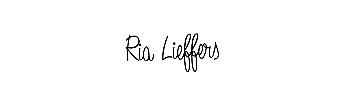 How to make Ria Lieffers signature? Angelique-Rose-font-FFP is a professional autograph style. Create handwritten signature for Ria Lieffers name. Ria Lieffers signature style 5 images and pictures png