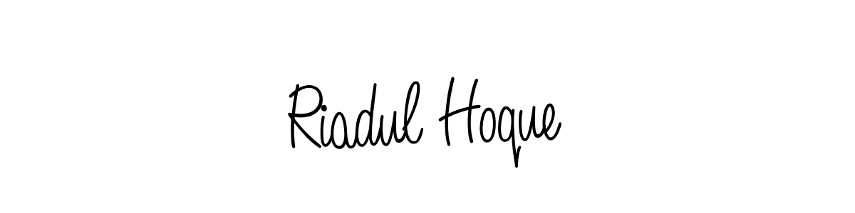 Also we have Riadul Hoque name is the best signature style. Create professional handwritten signature collection using Angelique-Rose-font-FFP autograph style. Riadul Hoque signature style 5 images and pictures png