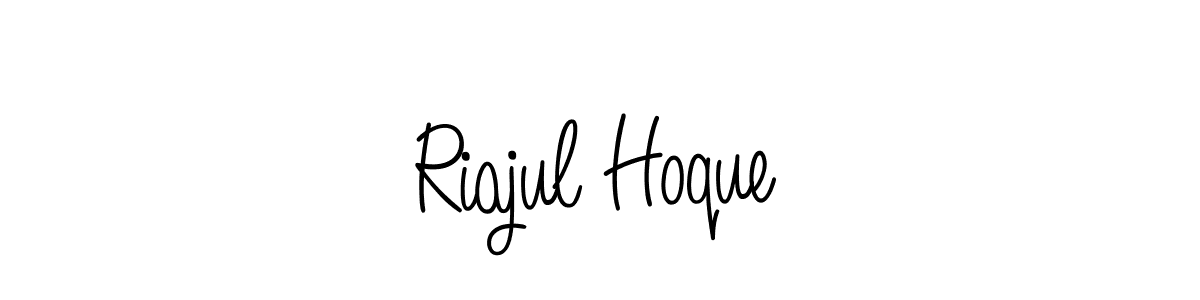 Similarly Angelique-Rose-font-FFP is the best handwritten signature design. Signature creator online .You can use it as an online autograph creator for name Riajul Hoque. Riajul Hoque signature style 5 images and pictures png