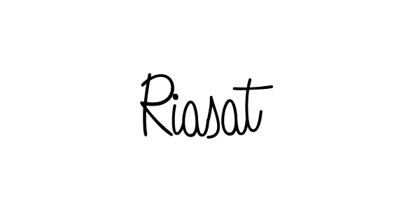 Also we have Riasat name is the best signature style. Create professional handwritten signature collection using Angelique-Rose-font-FFP autograph style. Riasat signature style 5 images and pictures png