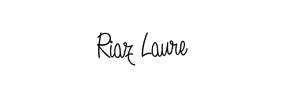 Riaz Laure stylish signature style. Best Handwritten Sign (Angelique-Rose-font-FFP) for my name. Handwritten Signature Collection Ideas for my name Riaz Laure. Riaz Laure signature style 5 images and pictures png