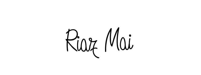 Best and Professional Signature Style for Riaz Mai. Angelique-Rose-font-FFP Best Signature Style Collection. Riaz Mai signature style 5 images and pictures png