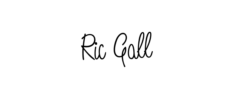 if you are searching for the best signature style for your name Ric Gall. so please give up your signature search. here we have designed multiple signature styles  using Angelique-Rose-font-FFP. Ric Gall signature style 5 images and pictures png
