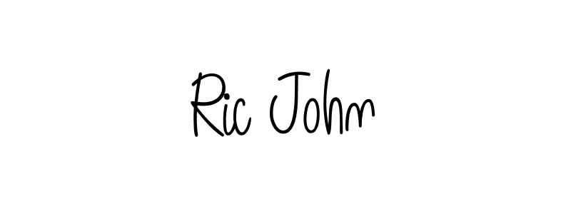 Best and Professional Signature Style for Ric John. Angelique-Rose-font-FFP Best Signature Style Collection. Ric John signature style 5 images and pictures png