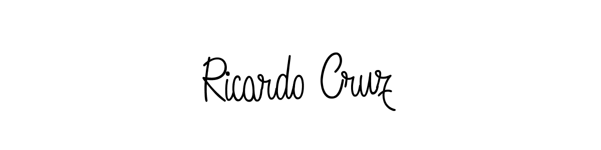 Design your own signature with our free online signature maker. With this signature software, you can create a handwritten (Angelique-Rose-font-FFP) signature for name Ricardo Cruz. Ricardo Cruz signature style 5 images and pictures png