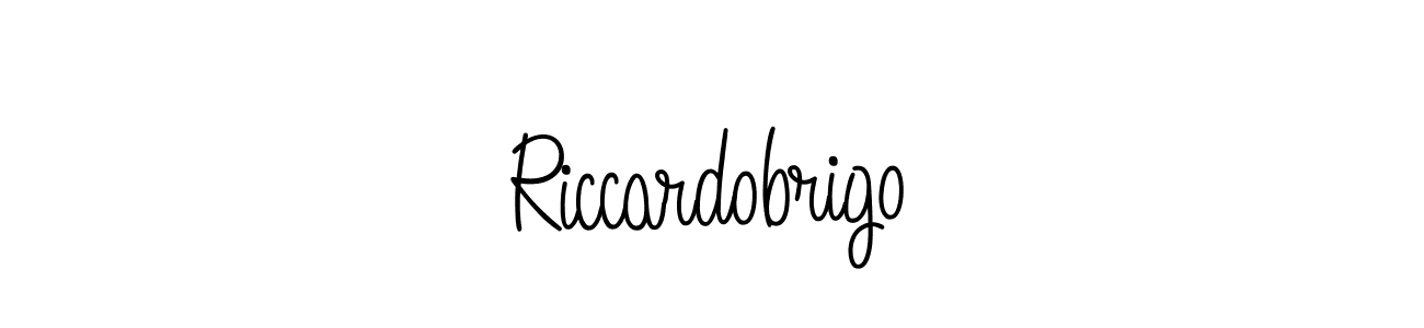 Best and Professional Signature Style for Riccardobrigo. Angelique-Rose-font-FFP Best Signature Style Collection. Riccardobrigo signature style 5 images and pictures png