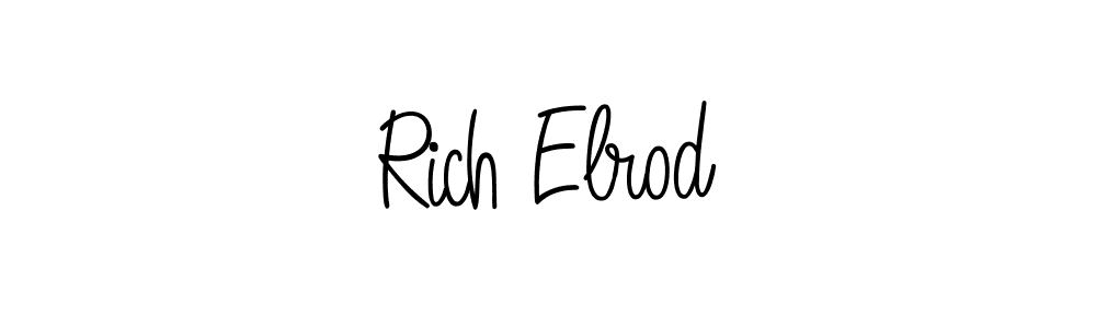 How to Draw Rich Elrod signature style? Angelique-Rose-font-FFP is a latest design signature styles for name Rich Elrod. Rich Elrod signature style 5 images and pictures png