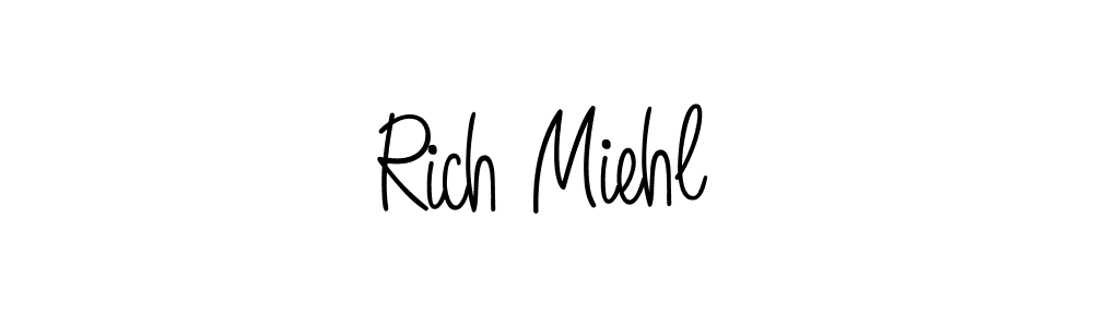 Best and Professional Signature Style for Rich Miehl. Angelique-Rose-font-FFP Best Signature Style Collection. Rich Miehl signature style 5 images and pictures png
