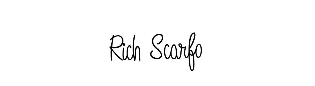 Make a short Rich Scarfo signature style. Manage your documents anywhere anytime using Angelique-Rose-font-FFP. Create and add eSignatures, submit forms, share and send files easily. Rich Scarfo signature style 5 images and pictures png