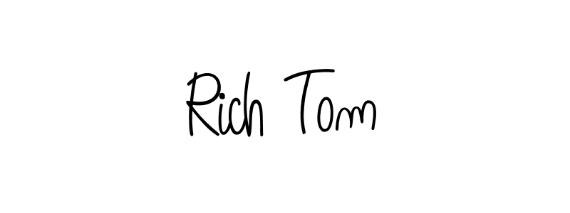 How to make Rich Tom signature? Angelique-Rose-font-FFP is a professional autograph style. Create handwritten signature for Rich Tom name. Rich Tom signature style 5 images and pictures png