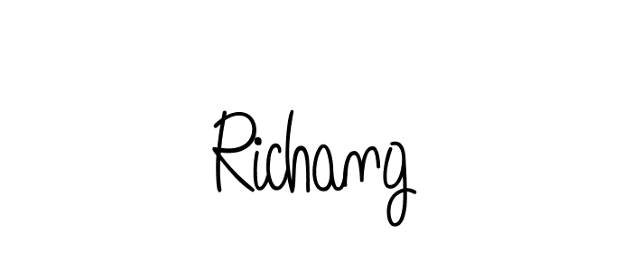 Best and Professional Signature Style for Richang. Angelique-Rose-font-FFP Best Signature Style Collection. Richang signature style 5 images and pictures png