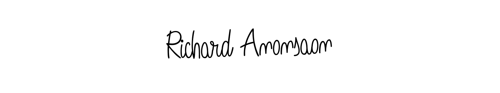 How to Draw Richard Anonsaon signature style? Angelique-Rose-font-FFP is a latest design signature styles for name Richard Anonsaon. Richard Anonsaon signature style 5 images and pictures png