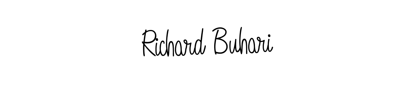 Create a beautiful signature design for name Richard Buhari. With this signature (Angelique-Rose-font-FFP) fonts, you can make a handwritten signature for free. Richard Buhari signature style 5 images and pictures png