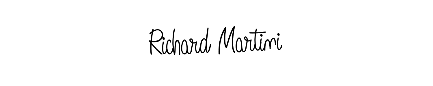 How to Draw Richard Martini signature style? Angelique-Rose-font-FFP is a latest design signature styles for name Richard Martini. Richard Martini signature style 5 images and pictures png