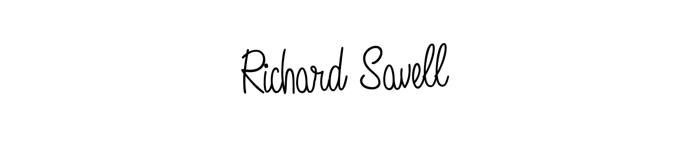 You should practise on your own different ways (Angelique-Rose-font-FFP) to write your name (Richard Savell) in signature. don't let someone else do it for you. Richard Savell signature style 5 images and pictures png