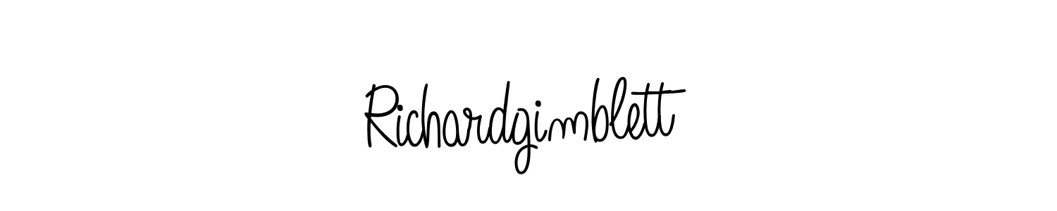 Also we have Richardgimblett name is the best signature style. Create professional handwritten signature collection using Angelique-Rose-font-FFP autograph style. Richardgimblett signature style 5 images and pictures png